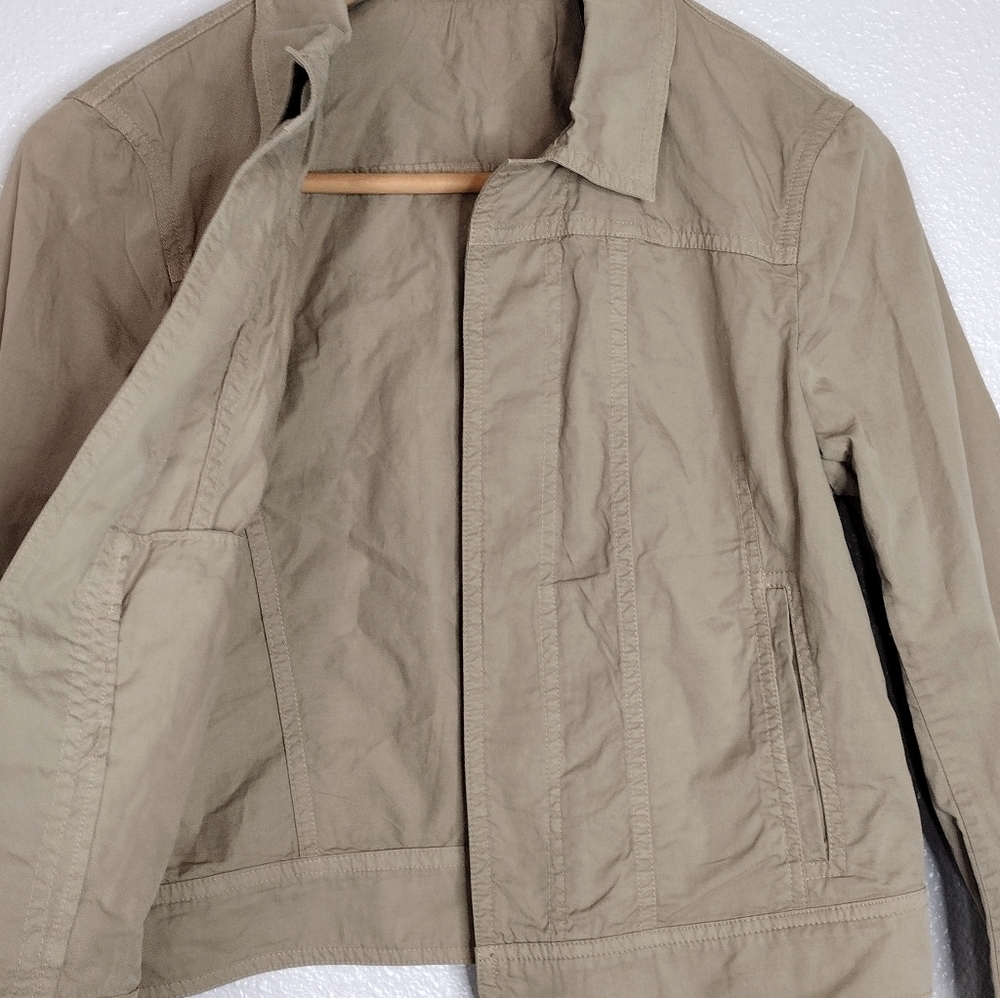 Theory Khaki Button-Down Jacket - Picture 11 of 15